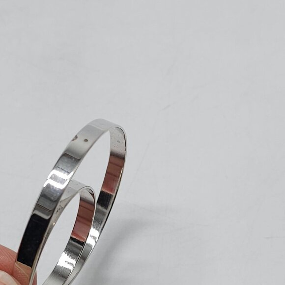 Napier Silver Tone Double Teardrop Dangle Post Earrings Vintage - Picture 6 of 6